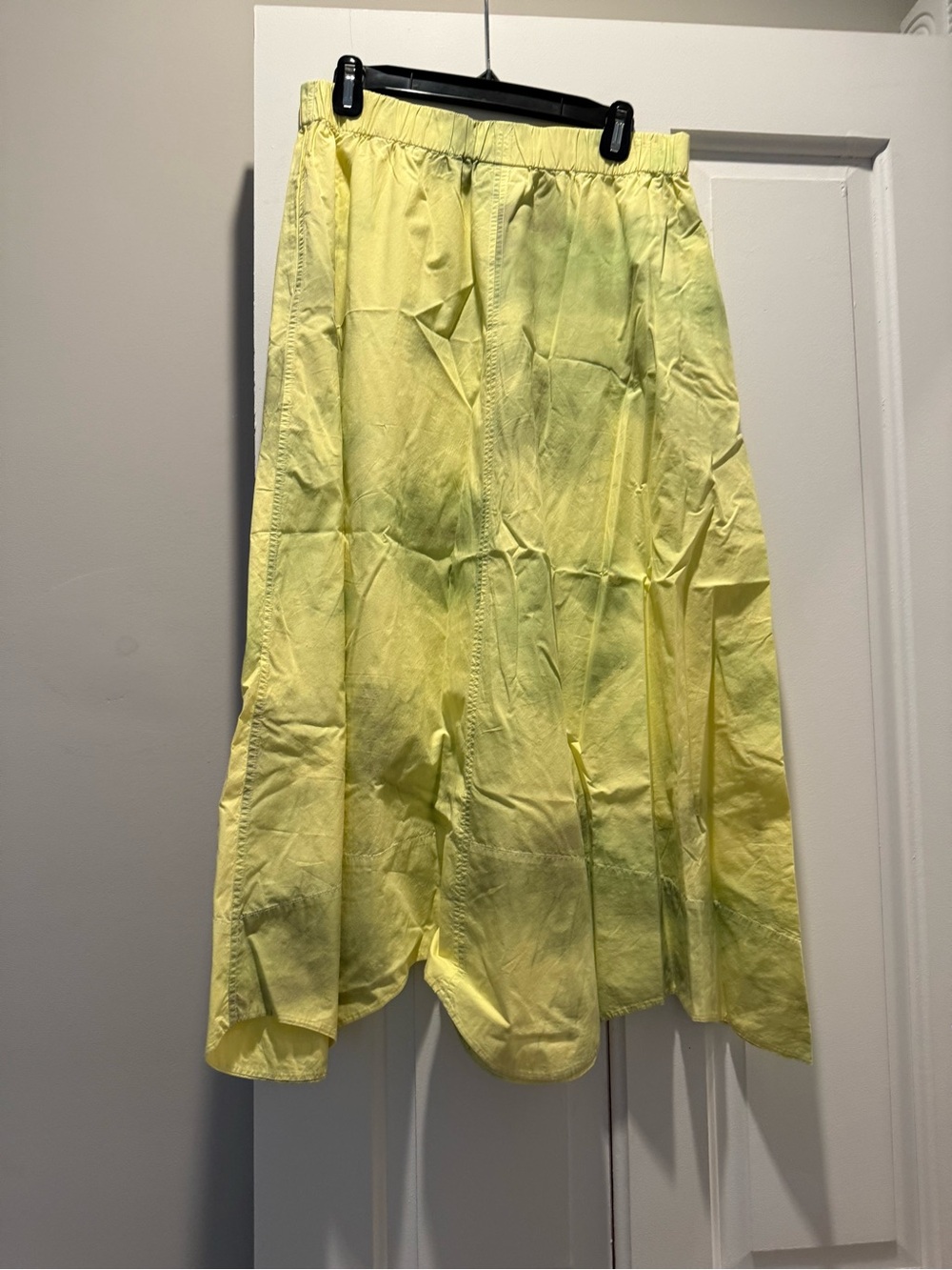 Ganni Lemon Yellow Maxi Skirt